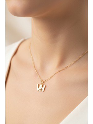 TabiTela 8 ayar altın kolye ucu H&V GM12333 0.5 gr