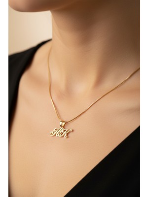 Tabitela 14 Ayar Altın Kolye Ucu H&k GM12080 0.5 gr