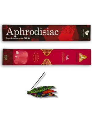 Layansaa Çubuk Tütsü  Afrodizyak & Aşk 40 Adet 2 Paket + Tütsülük 1 Adet