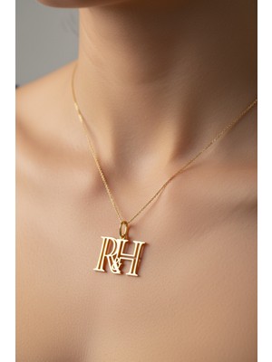 Tabitela 14 Ayar Altın Kolye Ucu H&r GM12243 0.5 gr