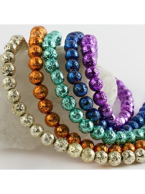 Zero Storozal 8 mm Kaplamalı Lav Taşı-Sarı-2