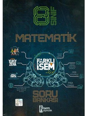 8. Sınıf Farklı Isem Matematik Soru Bankası