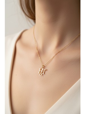 TabiTela 8 ayar altın kolye ucu H&T GM12299 0.5 gr