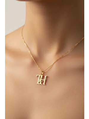 Tabitela 14 Ayar Altın Kolye Ucu H&t GM12295 0.5 gr