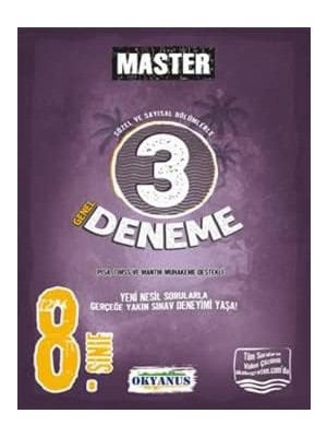 8. Sınıf Master 3 Deneme