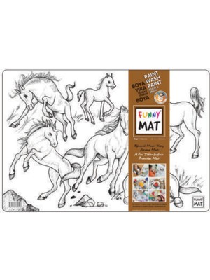 Bigelal Funny Mat -  Atlar 33,5X48CM