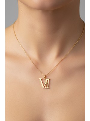 TabiTela 8 ayar altın kolye ucu H&V GM12353 1 gr