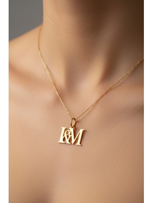 Tabitela 14 Ayar Altın Kolye Ucu I&m GM12484 0.5 gr