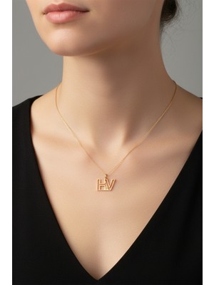 TabiTela 8 ayar altın kolye ucu H&V GM12348 0.5 gr