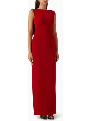 21SIX Kadın Maryamia Crepe Işlemeli Elbise