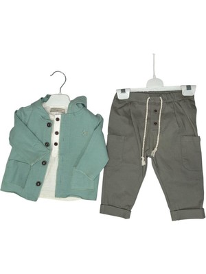 Babydoll 2li Takım Babydola Koyu Yeşil Asortili