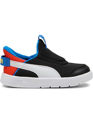 Puma Courtflex V3 Sliptech  Inf Bebek Günlük Ayakkabı 39973501 Siyah