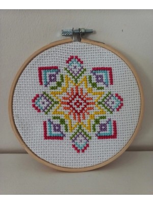 Fagena Store Kaneviçe Işleme Çiçek Tablo