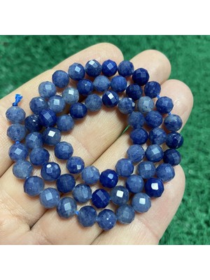 Faset Küre Tanzanit Taşı 6 mm