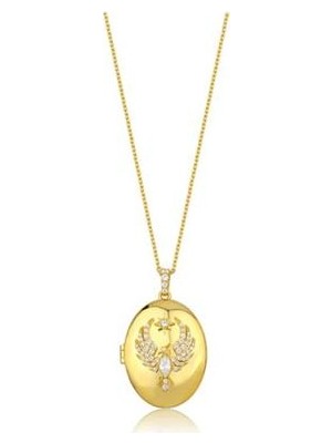 ModaSize Alya Anka Kuşu Kolye - Altın