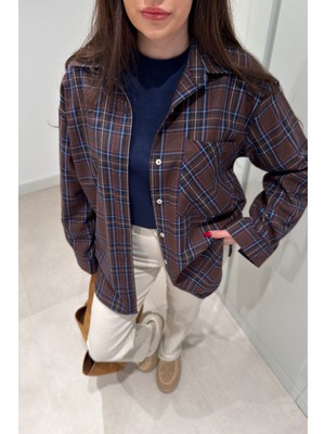 Magarde Ekose Oduncu Gömlek- Kahverengi