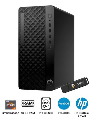 Hp Prodesk 2 Twr Masaüstü Pc | 16GB Ram | 512GB SSD | Freedos