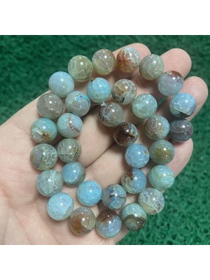 Küre Mavi Akik Taşı 12 mm