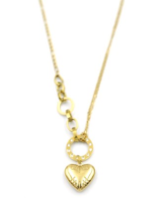 ModaSize Kalp Kolye - Altın