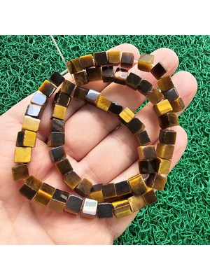 Küp Kahve Kaplan Gözü Taşı 6 mm