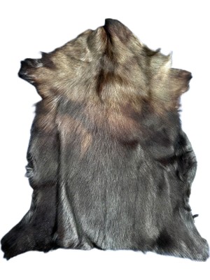 Naturel Doğal Desenli Boyasız Dekoratif Oğlak Postu - Doğal Oğlak Postu