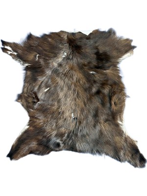 Naturel Doğal Desenli Boyasız Dekoratif Oğlak Postu - Doğal Oğlak Postu