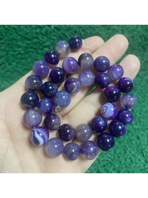 Küre Mor Akik Taşı 12 mm