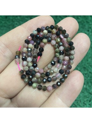 Faset Küre Turmalin Taşı 3 mm