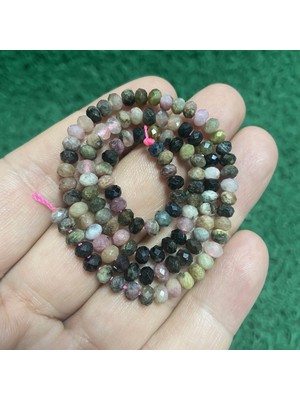 Faset Rondela Turmalin Taşı 5 mm