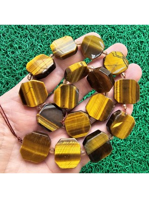 Petek Kahve Kaplan Gözü Taşı 20 mm