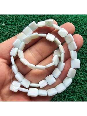 Kare Mint Sedef Taşı 8 mm