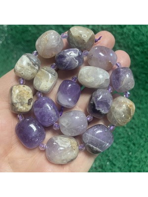 Tambur Ametist Taşı 14 mm