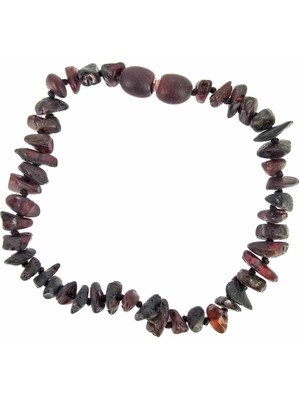 Ham Yetişkin Koyu Kahve Kehribar Bileklik