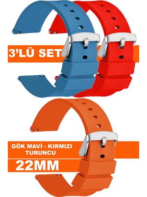 Trendburada Huawei Watch Gt Gt2 Gt3 Gt4 Gt5 Pro 46mm Xiaomi Redmi Watch 5 Active-Lite Saat Uyumlu 22mm Silikon Saat Kordonu Kayışı TB1