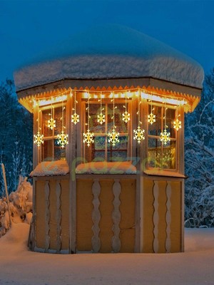 Dinç Store 44 3m 12 Saçaklı 12 Kar Tanesi 8 Fonksiyonlu DINÇSTORE-4522