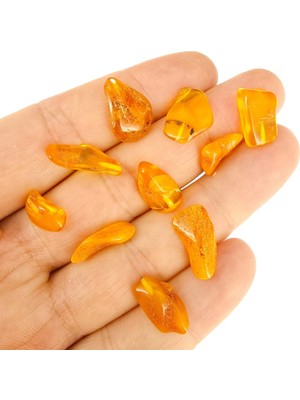 Cüzdan Boy Sarı Ham Kütle Kehribar