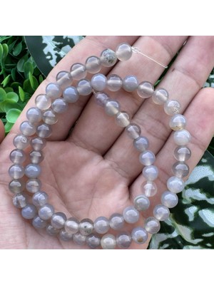 Küre Gri Akik Taşı 6mm