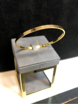 Tuncel Store Altın Renk 1 Adet Kalın Ajda Bilezik, Bileklik - 3154