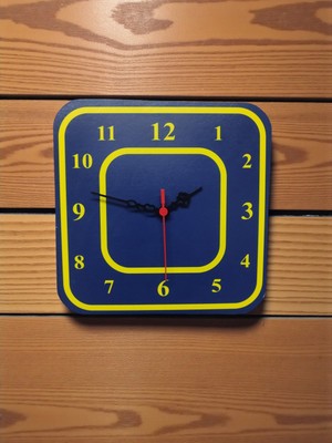 Atastore Duvar Saati 25 cm Ev Ofis Işyeri  Taraftar Renkleri