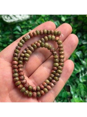 Rondela Unakit Taşı 6x4 mm