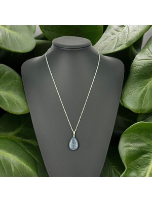 Yayvan Damla Lapis Taşı Kolye