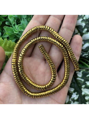 Yılan Gold Hematit Taşı 6x2 mm