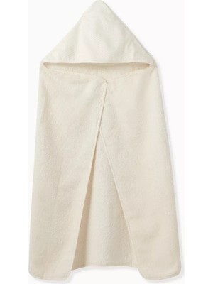 Bonpoint Kapüşonlu Bebek Havlusu Organik Pamuk, Polka-Dot Desenli Lüks Tasarım