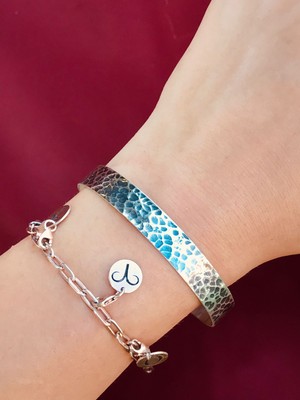 Canka El Yapımı Gümüş Kelepçe Bilezik