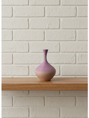 Zero Land Nrzsnt Mini Rainbow Dekoratif Vazo 8 cm Renk Geçişli Modern Tasarım