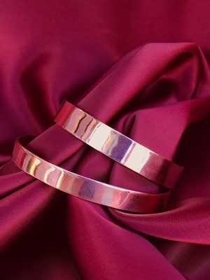 Canka El Yapımı Düz 0,7mm Bakır Bilezik