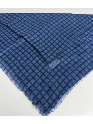 Eripek Desenli Flamalı Keten Eşarp- 06112-07