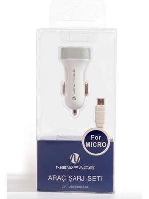 Eco Port C17 Micro USB 2.1A Araç Şarjı