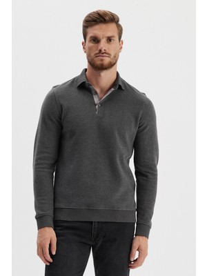 Wellalux Erkek Polo Yaka Sweat