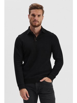 Wellalux Erkek Polo Yaka Sweat